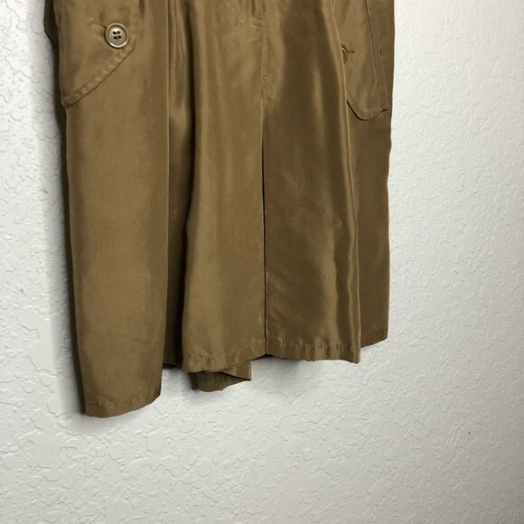 Marc by Marc Jacobs brown silk button front safari utility romper Extra Small XS - Picture 5 of 16